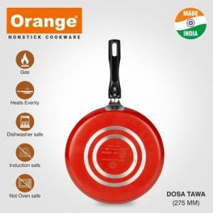  Aluminium Dishwasher Safe Dosa/Roti Tawa Omlate Pan Dosa Pan  induction 3mm Thick Non Stick Tawa For Dosa and Roti Tawa 28 cm diameter  (Aluminium, Non-stick, Induction Bottom): Home & Kitchen